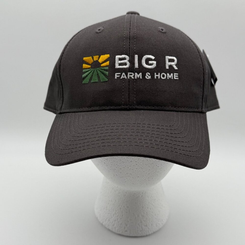 Big R Farm & Home Gray Adjustable Baseball Cap Outdoor Cap Adult
